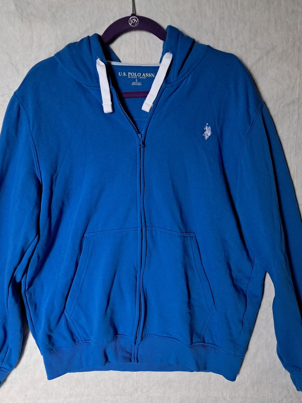 U.S. Polo Assn. Men’s Blue Zip Hoodie